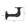 Industrial Black Iron Pipe Bracket Wall Mounted Floating Shelf – Set of 2