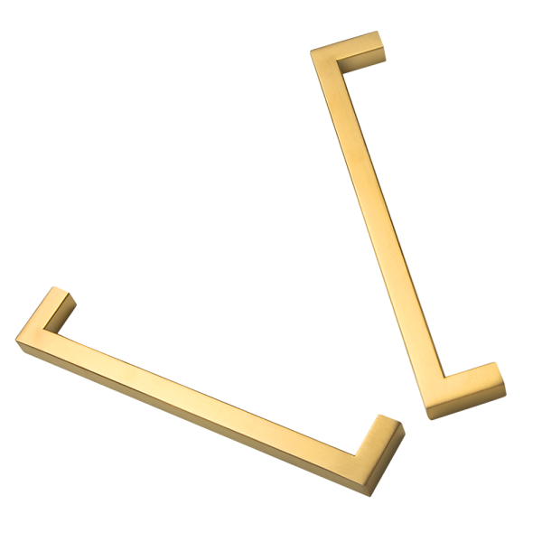 Brushed Brass Drawer Pulls Kitchen Cabinet Handles – Gold Finish – 192 mm