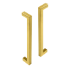 Brushed Brass Drawer Pulls Kitchen Cabinet Handles – Gold Finish – 192 mm