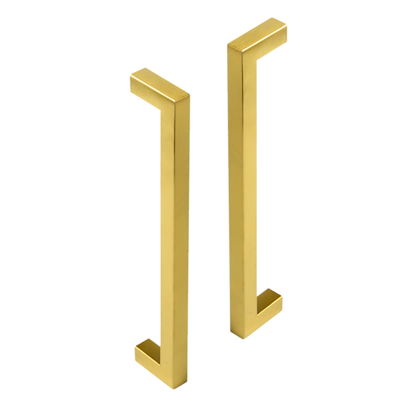 Brushed Brass Drawer Pulls Kitchen Cabinet Handles – Gold Finish – 192 mm