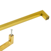 Brushed Brass Drawer Pulls Kitchen Cabinet Handles – Gold Finish – 192 mm