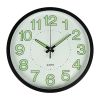 305mm Luminous Wall Clock Glow In The Dark Silent Quartz Indoor Home Modern Clock