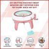 DIY Knitting Machine Smart Weaving Knit Rotating Kids Toy Scarf Sock Hat Gift