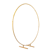 2M Wedding Hoop Round Circle Arch Backdrop Flower Display Stand Frame Background. – Gold