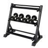 Dumbbell Rack Storage Stand Hex Weight Heavy Duty 3 Tier Wide Home Gym Fitness