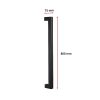 Entrance Door Pull Handle – 800 mm, Black