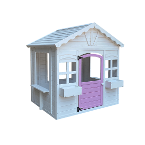 Cubby House Kids Wooden Outdoor Playhouse Cottage Play Children Timber