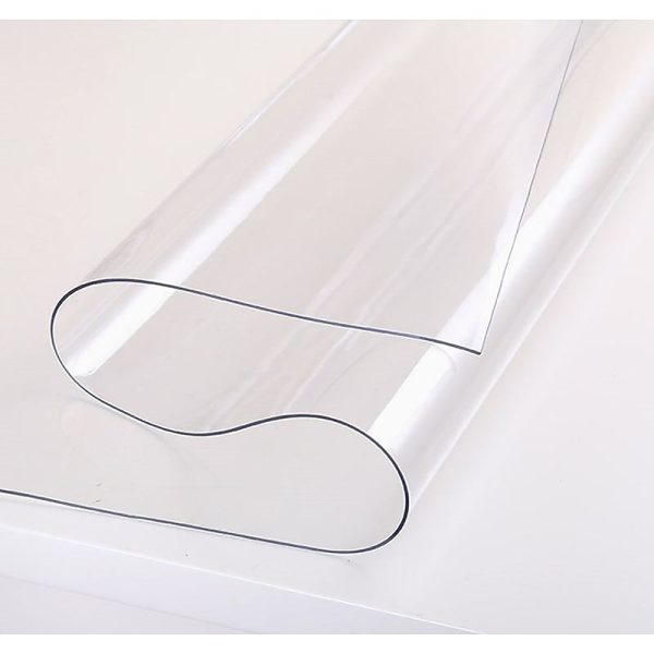 PVC Tablecloth Protector Table Cover Dining Table Cloth Plastic – 2134x1070x1.5 mm