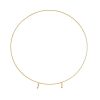 3M Gold Wedding Hoop Round Circle Arch Backdrop Flower Display Stand Frame Background