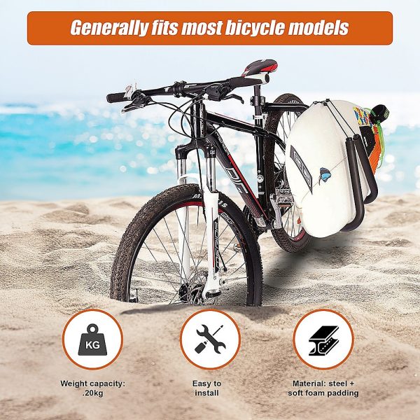 Adjustable Surfboard Skimboard Bicycle Bike Rack Carrier