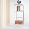 Modular Wire Storage Shelf Steel Shelving – 60x60x180 cm, Without wheel