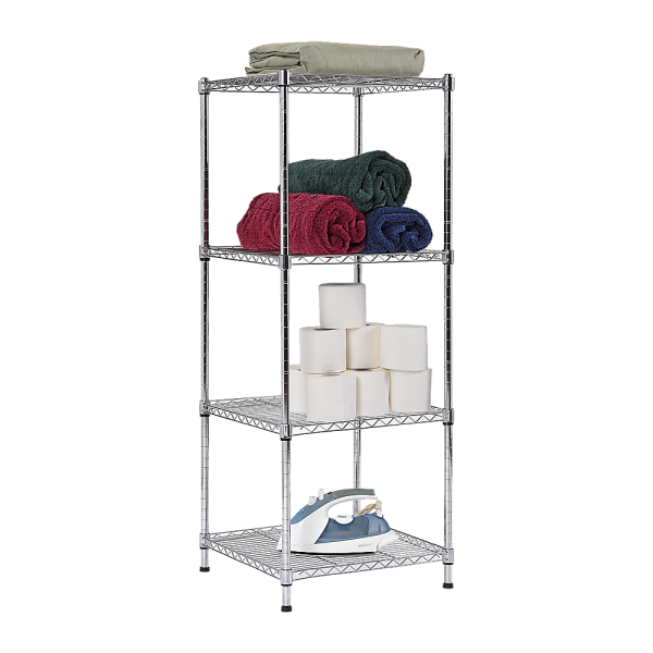 Modular Wire Storage Shelf Steel Shelving – 60x60x180 cm, Without wheel