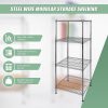 Modular Wire Storage Shelf Steel Shelving – 60x60x180 cm, Without wheel