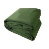 3x4M Army Heavy Duty Waterproof Canvas Tarp Tarpaulin Sun Blocked Dustproof