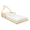 Montessori Wood Floor Bed House Frame for Kids and Toddlers