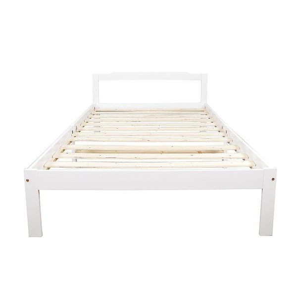 Natural Wooden Bed Frame Home Furniture