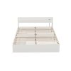 Bed Frame Queen Size Mattress Base wtih Charging Ports 2 Storage Drawers