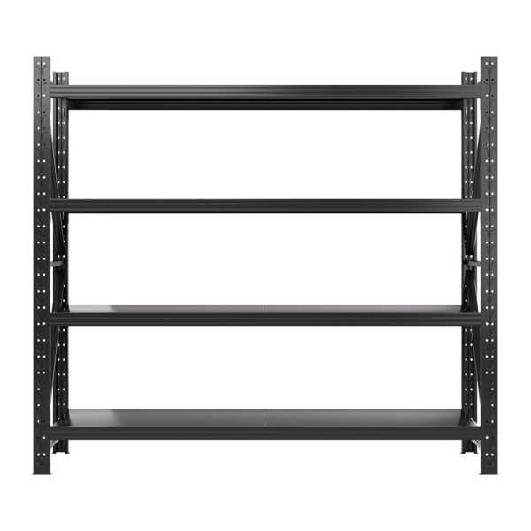 Giantz 2Mx1.8M Garage Shelving Warehouse Rack Pallet Racking Storage Shelf Black