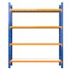 2.4Mx2M Garage Shelving Warehouse Rack Pallet Racking Storage Shelf Blue