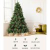 2.1M Christmas Tree with Pine Cones Red Berries Prelit LED Warm Lights