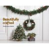 Jingle Jollys 2.4M Christmas Garland with Ornament Warm Lights Xmas Tree Decor