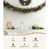 Christmas Garland with Wreath Set Ornaments Xmas Tree Decor