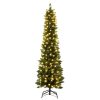 Jingle Jollys 1.8M Christmas Tree with Pre-Lit LED Lights Decoration 300 Tips