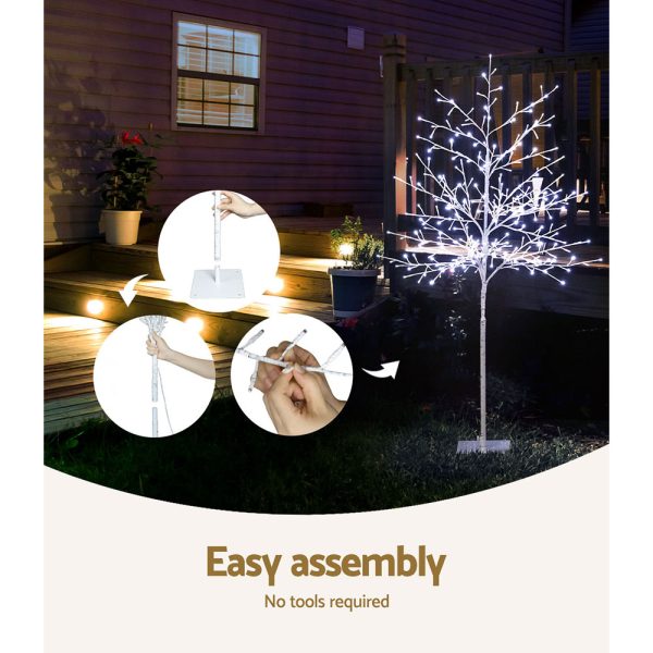 Solar Christmas Tree 1.5M 304 LED Trees With Lights