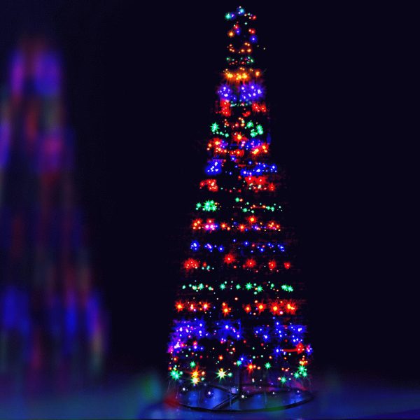 Solar Power Christmas Tree 3.6M 400 LED Xmas Trees 8 Light Modes