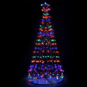 Jingle Jollys Christmas Tree 2.1M 264 LED Xmas Trees Solar Power