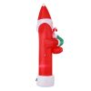 Jingle Jollys Christmas Inflatable Santa Archway 2.3M Outdoor Decorations Lights