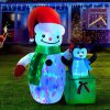 Christmas Inflatable Snowman 1.8M Illuminated Decorations