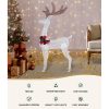 Christmas Lights 150cm Reindeer 100 LED Decorations