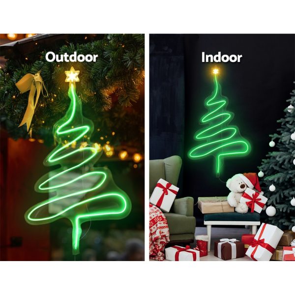 Christmas Lights 114cm Fairy Light Green Tree Decorations