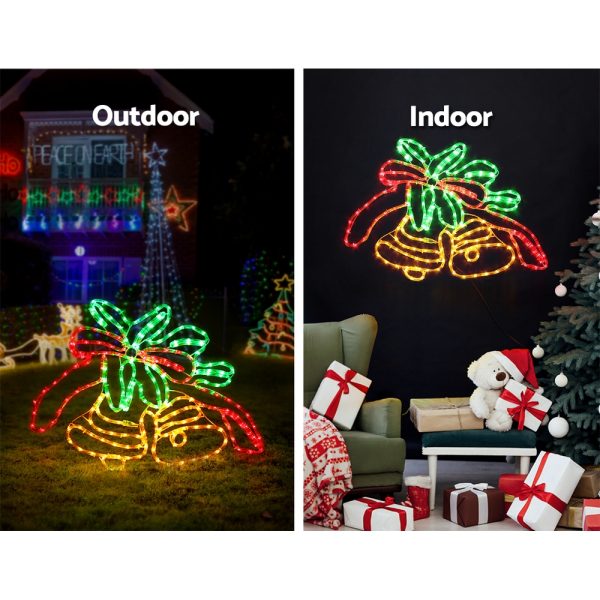 Christmas Lights 76cm Bells 216 LED Decorations