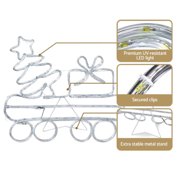 Christmas Lights 210cm Train 631 LED Decorations