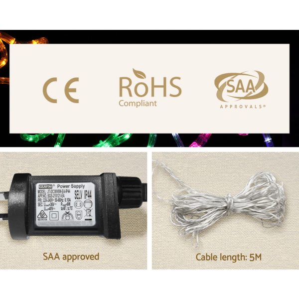 Christmas Lights 210cm Train 631 LED Decorations