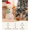 Christmas Lights 97cm Snowman 80 LED Decorations