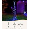 2.4M LED Christmas Tree Solar Motif Lights 8 Modes Multi-Colour