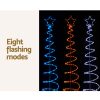 2.4M LED Christmas Tree Solar Motif Lights 8 Modes Multi-Colour