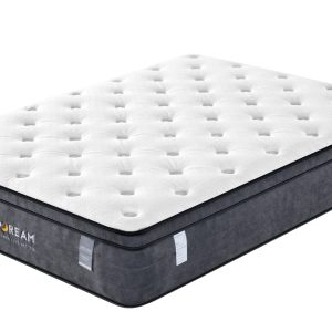 Eurotop Mattress 5 Zone Pocket Spring Latex Foam 34cm - Double