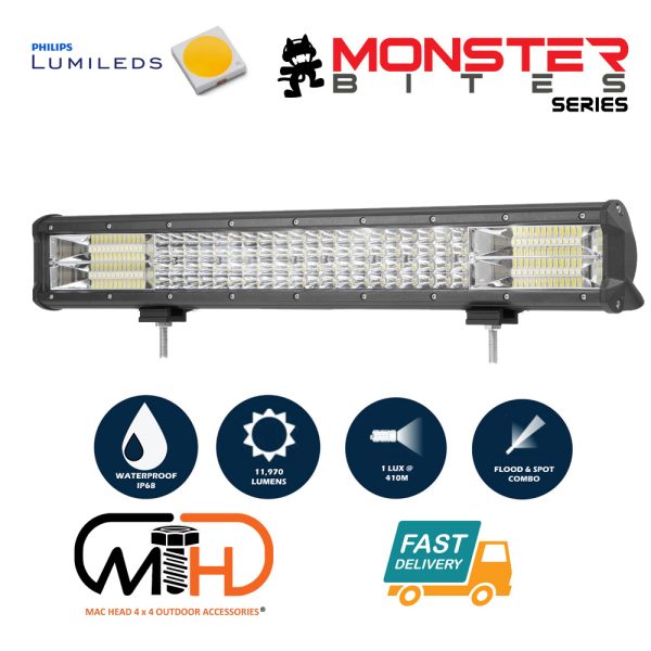 Philips LED Light Bar Quad Row Combo Beam 4×4 Work Driving Lamp 4wd – 20inch