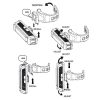 Set USB Rechargeable LED Bike Front Light headlight lamp Bar rear Tail Wide Beam