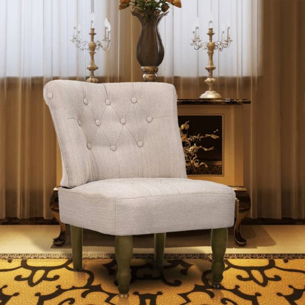 French Chair Fabric – Cream, 1