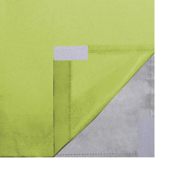 2 pcs Energy-saving Blackout Curtains Double Layer 140 x 245 cm – Green