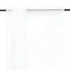 String Curtains 2 pcs – 100 cm, White