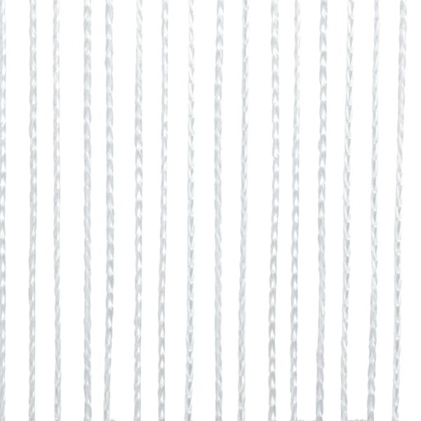 String Curtains 2 pcs – 100 cm, White