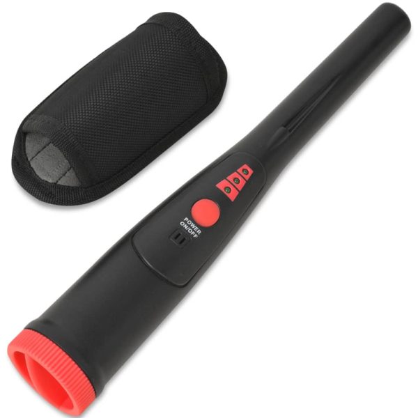 Pinpointer Metal Detector Black and Red