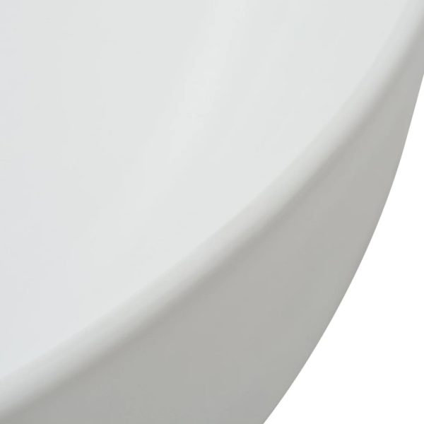 Basin Round Ceramic White 41.5×13.5 cm