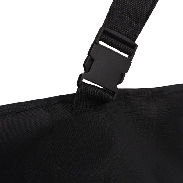 Pet Rear Car Seat Cover 148×142 cm Black